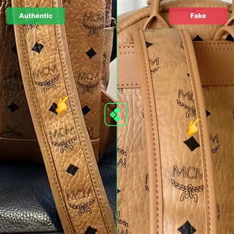 authentic mcm bag vs fake|genuine mcm bag vs real.